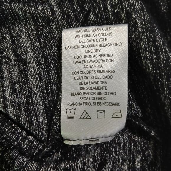 Nina Leonard Large Long-sleeved pockets heather grey A line dress high quality - Picture 13 of 13